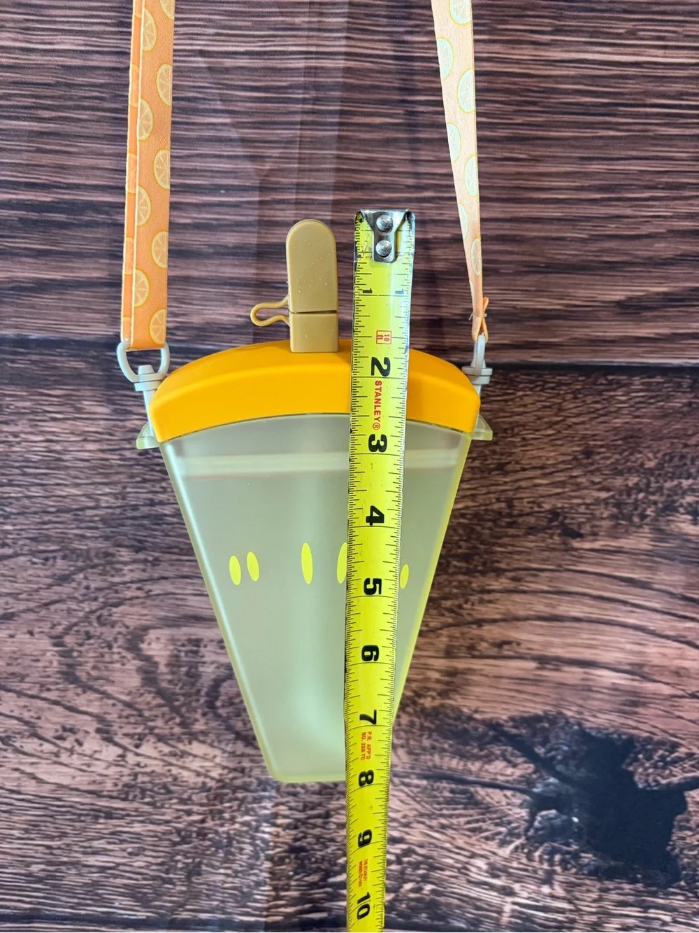 Yellow lemon themed Crossbody Water Bottle Holder - Home Accents